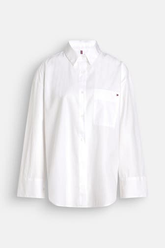 TOMMY HILFIGER Casual-Bluse weiß