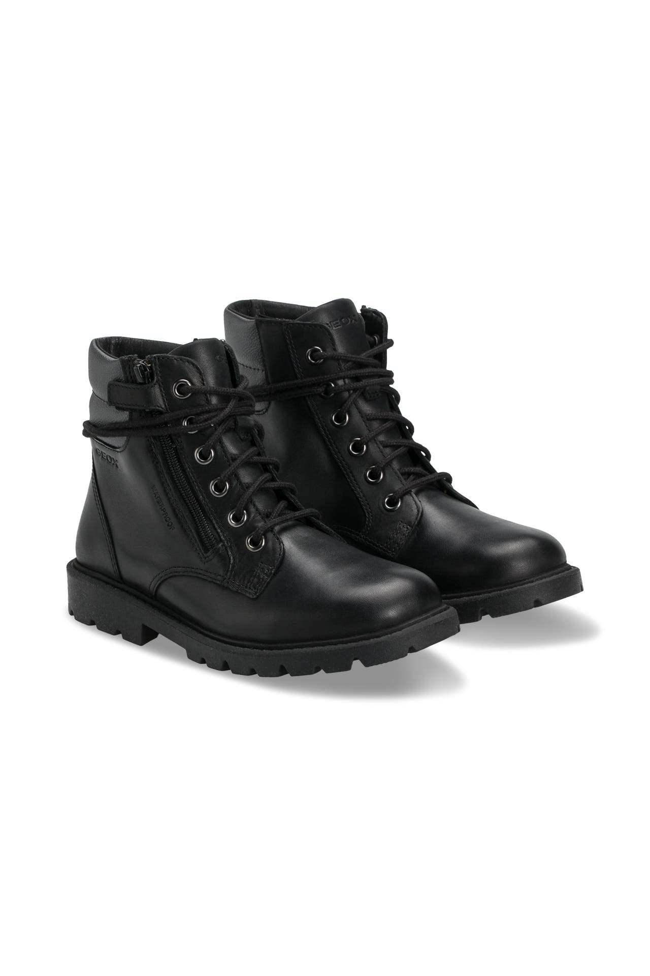 GEOX Leder-Schnürstiefel 'Shaylax' schwarz, Bild 1