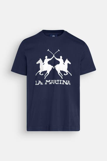 LA MARTINA T-Shirt nachtblau