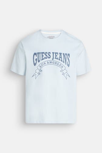 GUESS T-Shirt hellblau
