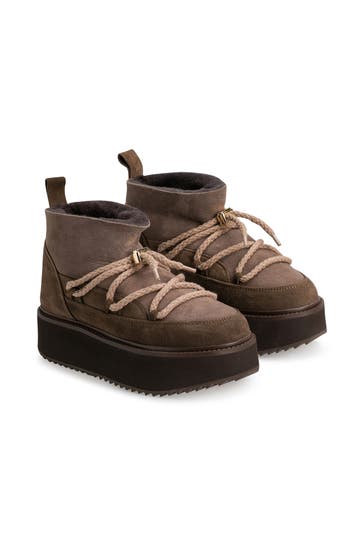 INUIKII Winterstiefel dunkelbraun