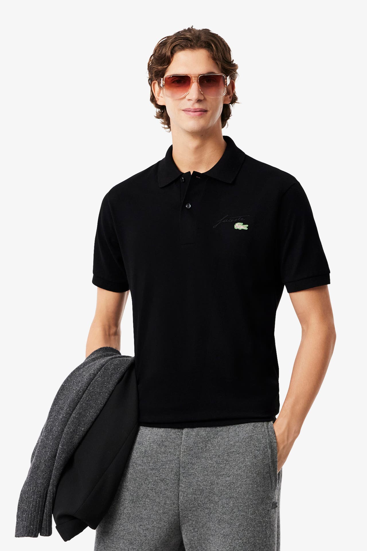 LACOSTE Polo-Shirt schwarz, Bild 1