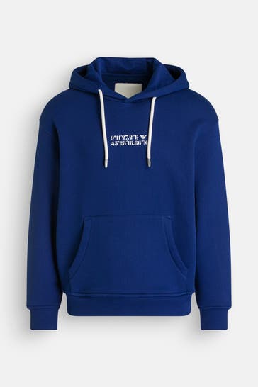EMPORIO ARMANI Hoodie königsblau