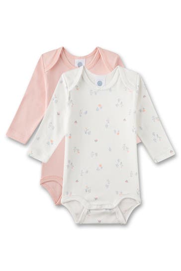 SANETTA 2er-Pack Bodys gemustert