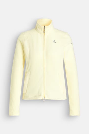 SCHÖFFEL Fleecejacke hellgelb