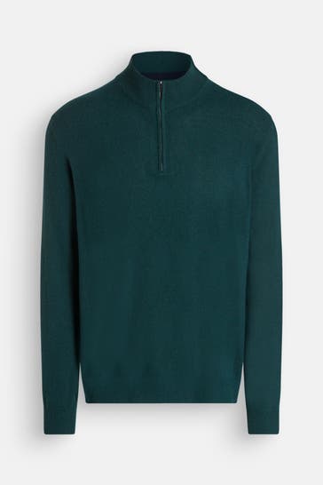 HACKETT Wollmix-Troyer dunkelgrün