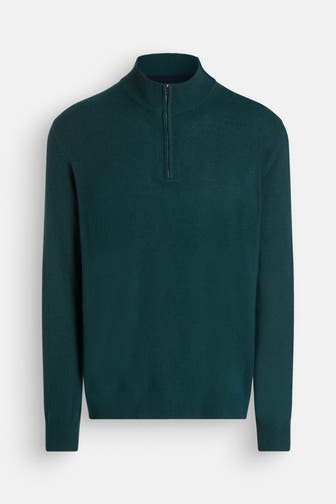 HACKETT Wollmix-Troyer dunkelgrün