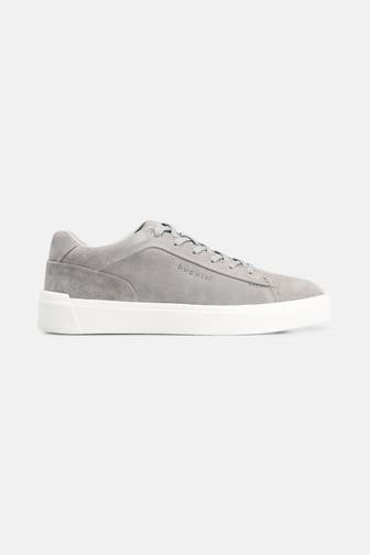 BUGATTI Leder-Sneaker 'Gunter' grau