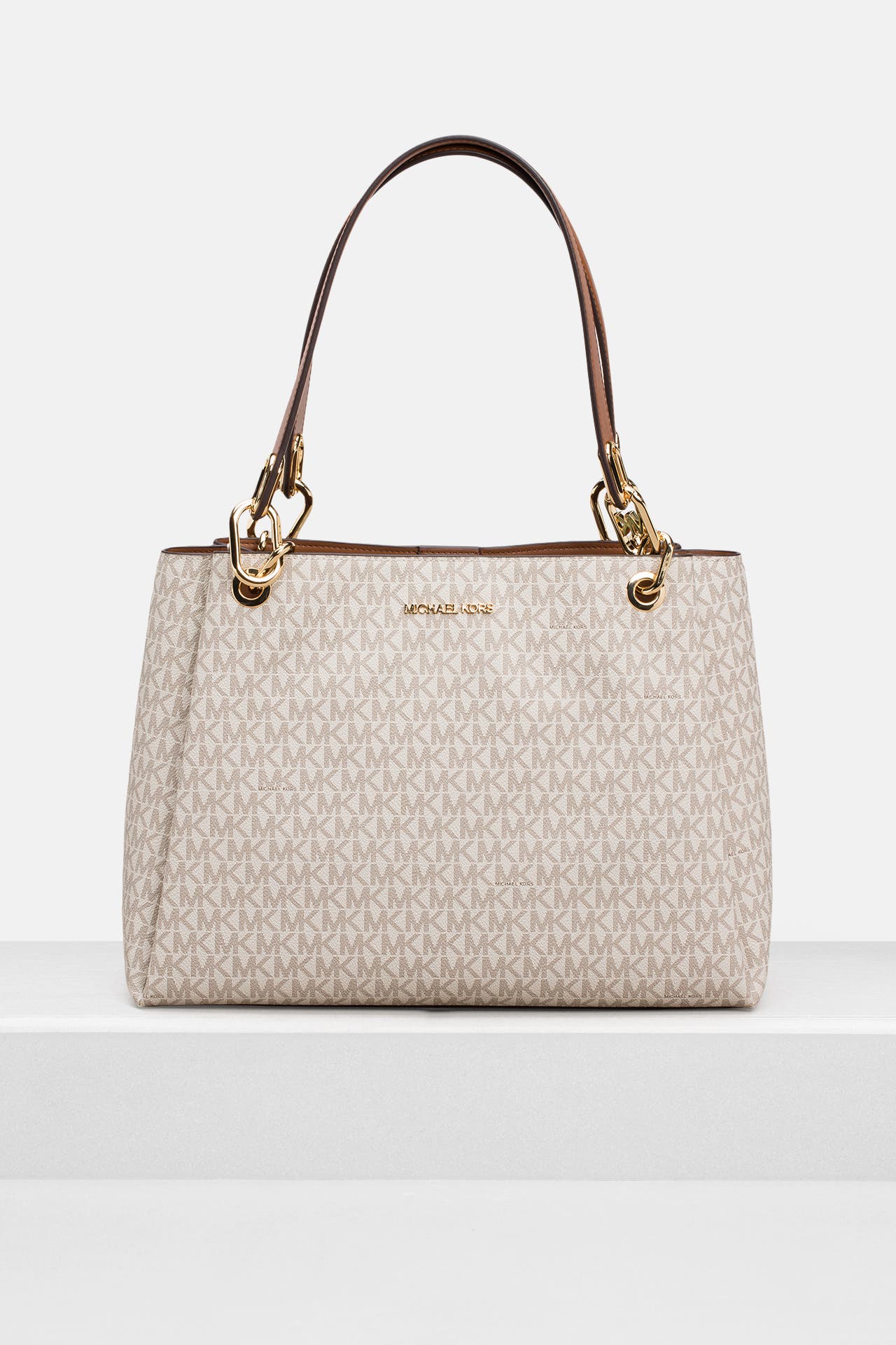 MICHAEL MICHAEL KORS Handtasche ecru gemustert, Bild 1