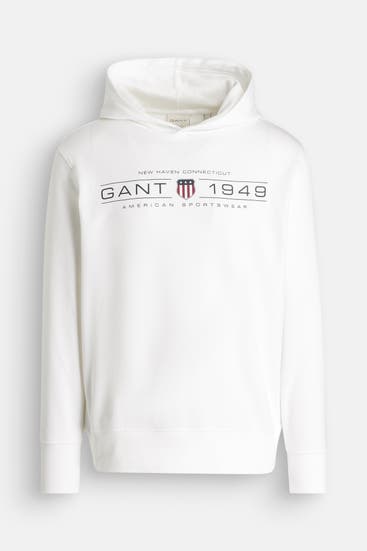 GANT - Hoodie weiß