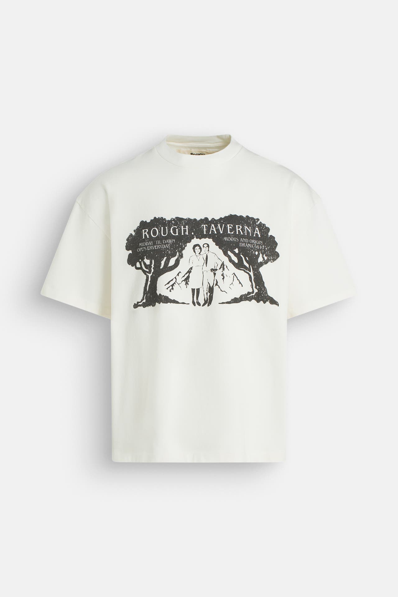 ROUGH. T-Shirt 'Rough Taverna' ecru, Bild 1