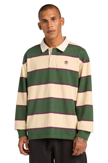 TIMBERLAND Longsleeve-Polo gestreift unisex