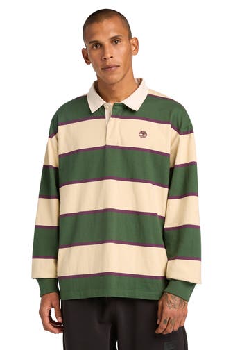 TIMBERLAND Longsleeve-Polo gestreift unisex