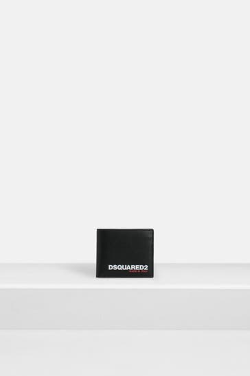DSQUARED2 Ledergeldbörse schwarz