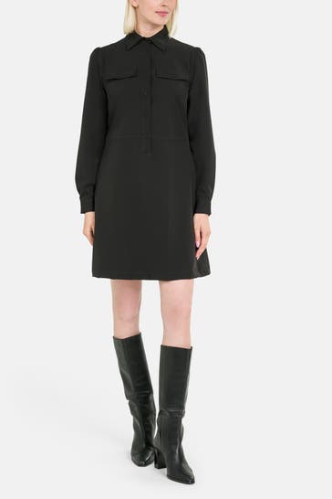 0039 ITALY Blusenkleid 'Marisol' schwarz