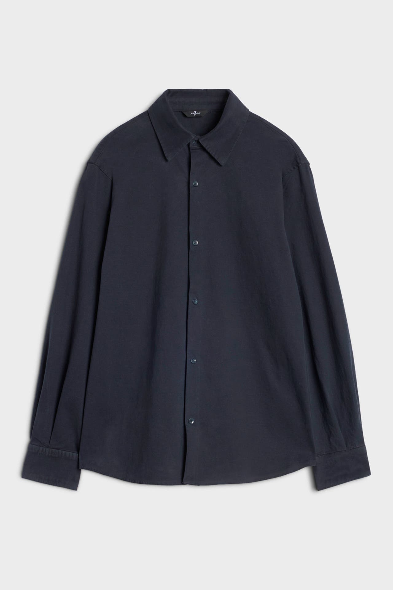 7 FOR ALL MANKIND Overshirt 'Twill Vulcan' dunkelblau, Bild 1