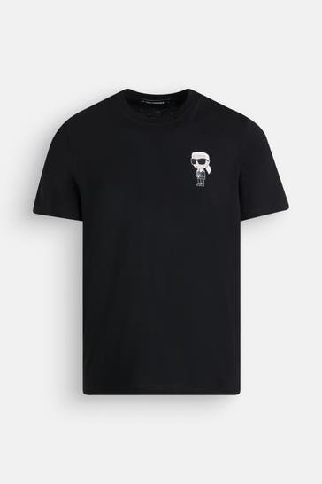 KARL LAGERFELD T-Shirt schwarz
