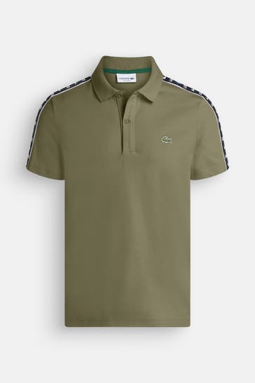 LACOSTE Polo-Shirt moosgrün
