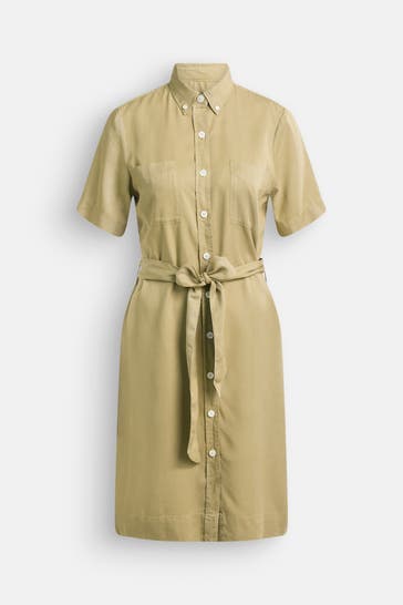 GANT Blusenkleid oliv