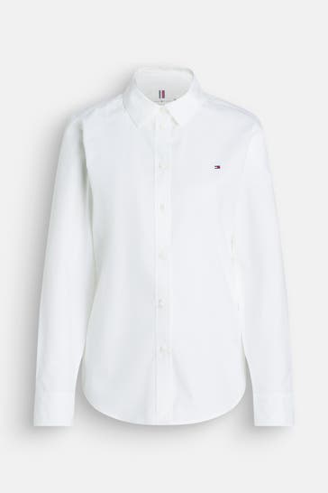 TOMMY HILFIGER Business-Bluse weiß