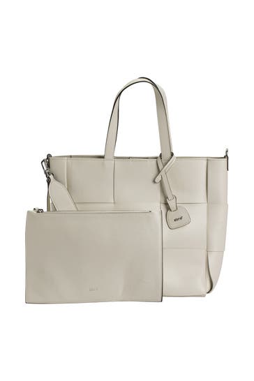 ABRO Handtasche 'Chessbo' ecru