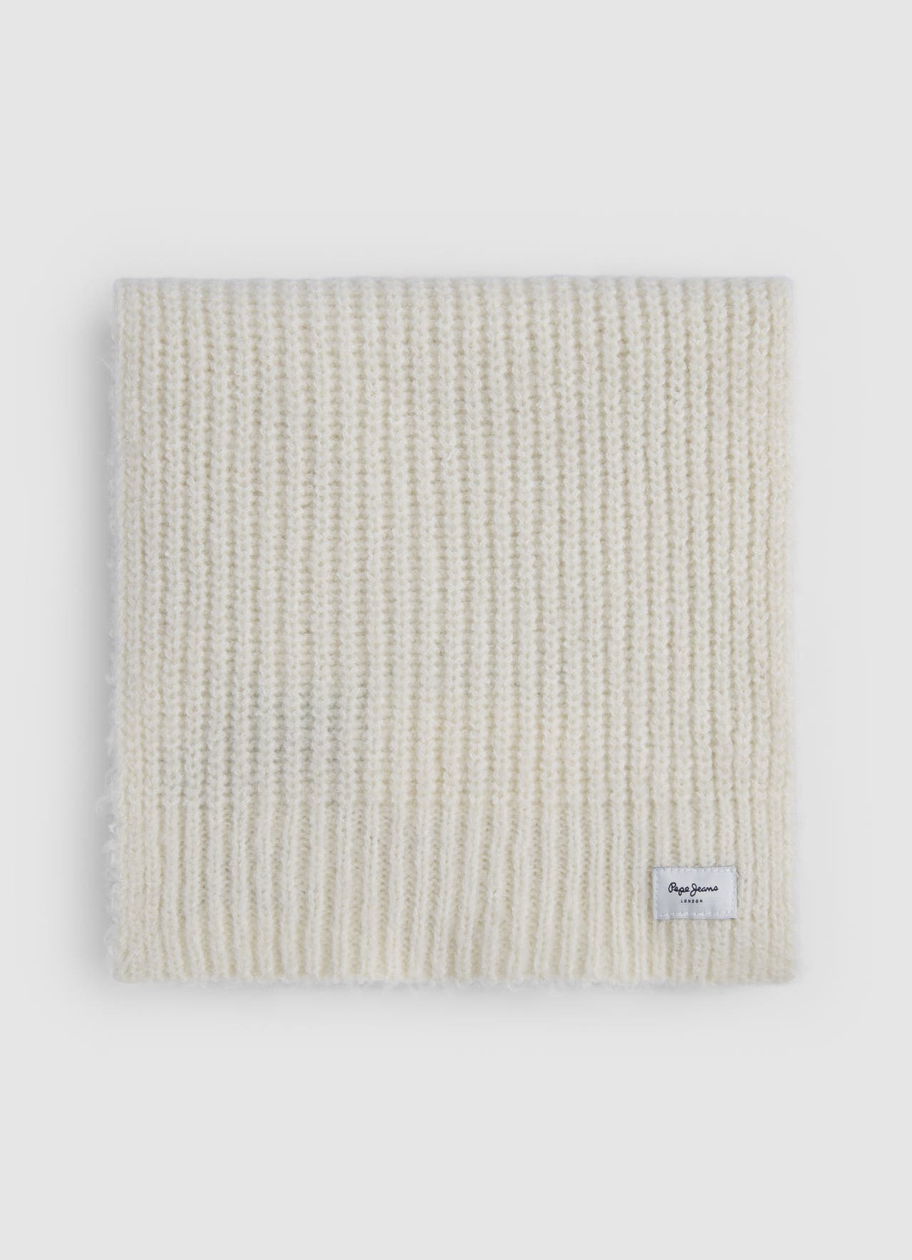 PEPE JEANS Strickschal 'Zoe' ecru, Bild 1