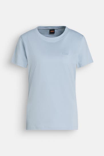 BOSS T-Shirt 'Esogo' hellblau