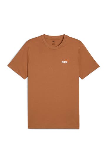 PUMA T-Shirt ziegelrot