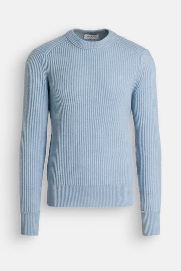 FTC Kaschmir-Pullover hellblau