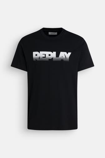 REPLAY T-Shirt schwarz