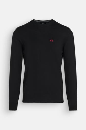 LA MARTINA Strickpullover schwarz