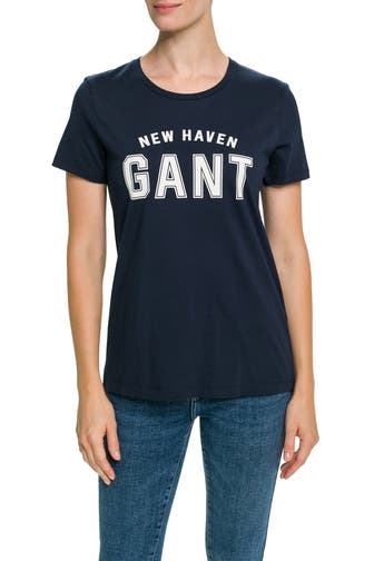 GANT T-Shirt dunkelblau