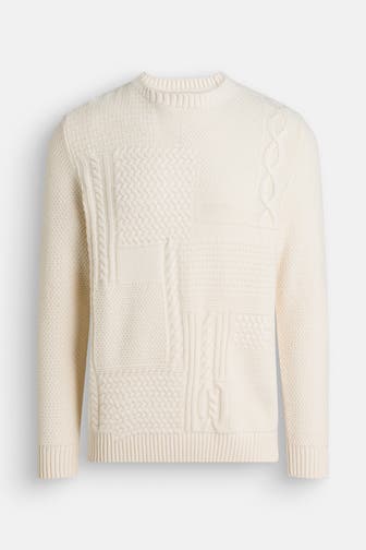 BARBOUR Strickpullover 'Whisper' ecru