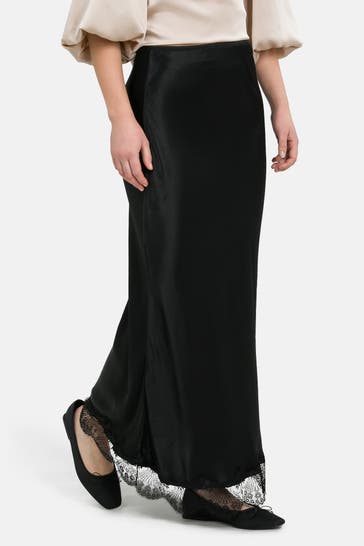 NEO NOIR Spitzenrock schwarz