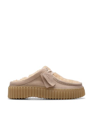 CLARKS Slipper 'Torhill' sand