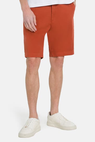 BOSS Chino-Shorts rostrot