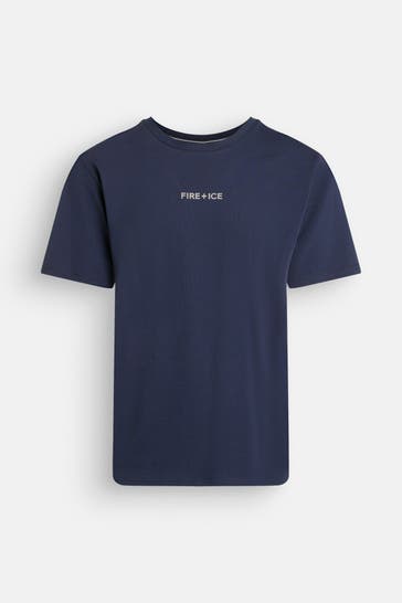 BOGNER FIRE + ICE T-Shirt 'Mick3' nachtblau