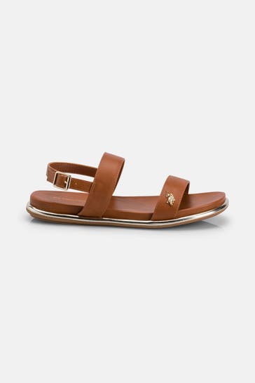 U.S. POLO ASSN. Sandalen 'Soraya' braun