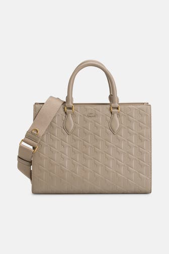 LACOSTE Handtasche 'Maheki' beige