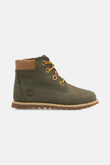 TIMBERLAND Schnürstiefel oliv