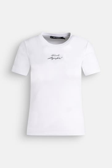 KARL LAGERFELD T-Shirt weiß