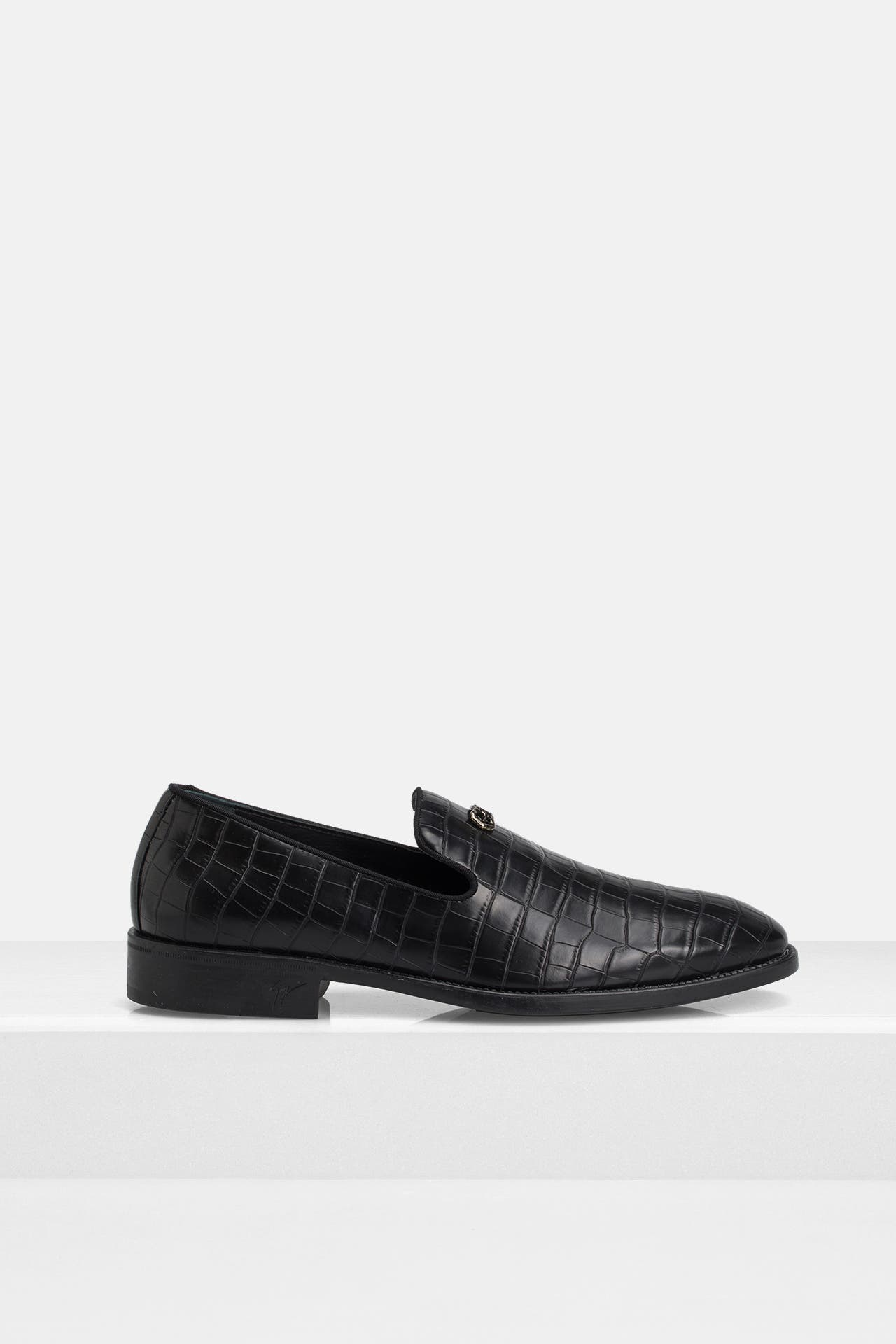 GIUSEPPE ZANOTTI Loafer 'Sorrento' schwarz animal, Bild 1
