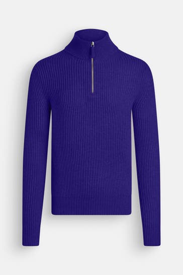 FTC Kaschmir-Stricktroyer lila