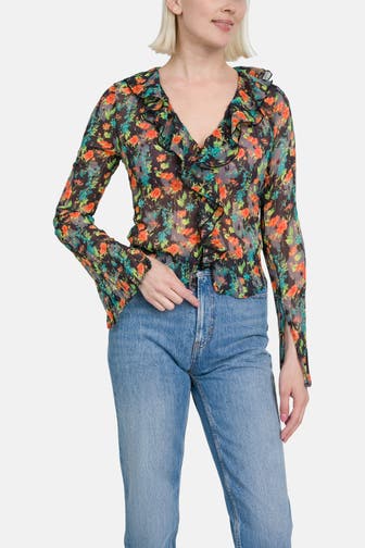 WOOD WOOD Casual-Bluse 'Hannah' floral