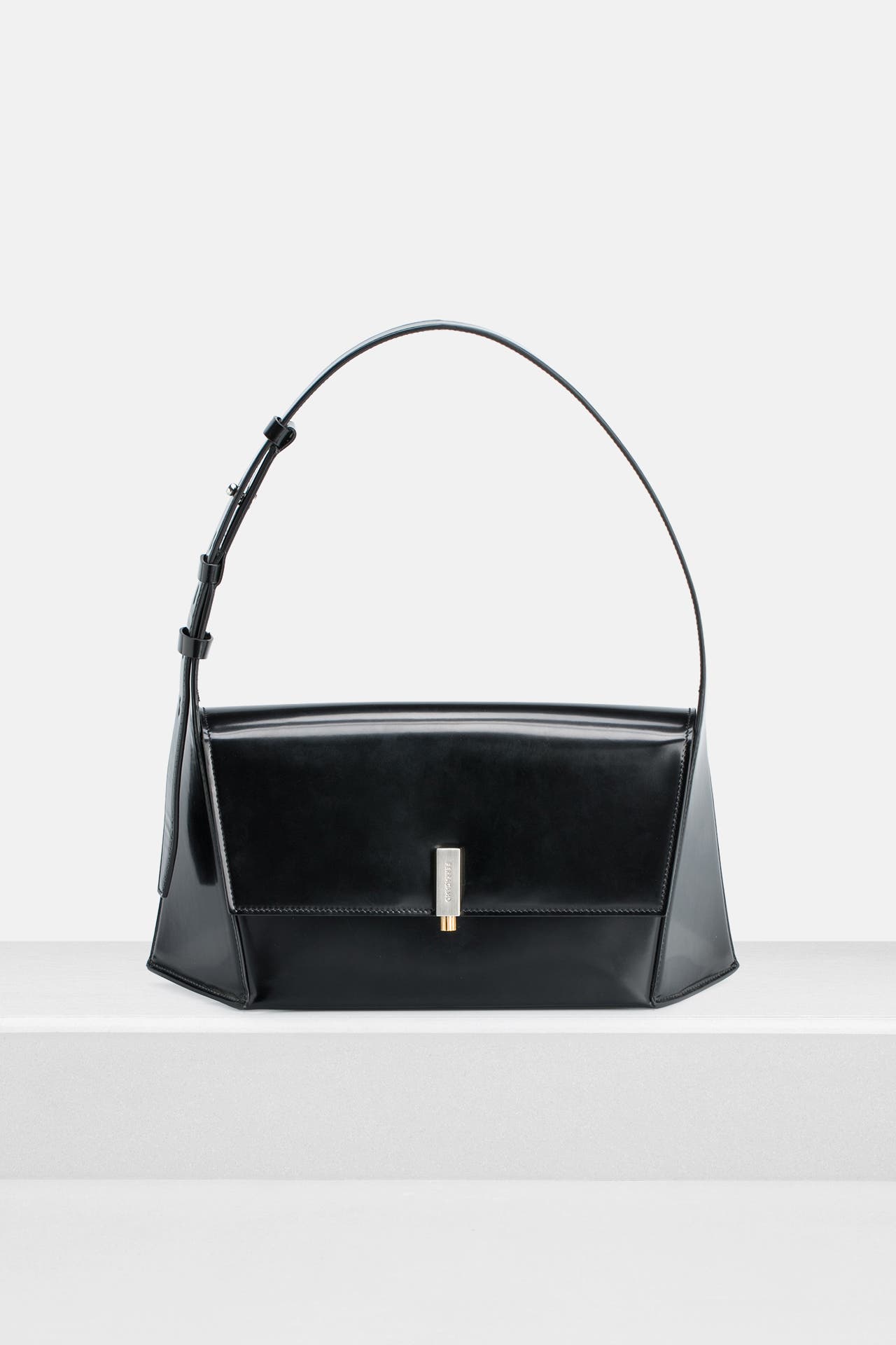 FERRAGAMO Handtasche 'Prisma' schwarz, Bild 1