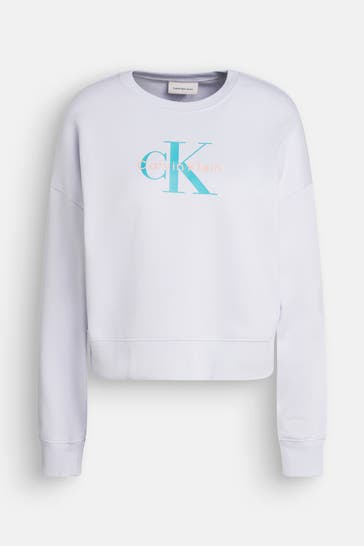 CALVIN KLEIN Sweatshirt weiß