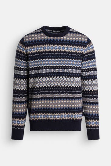 BARBOUR Wollpullover gemustert