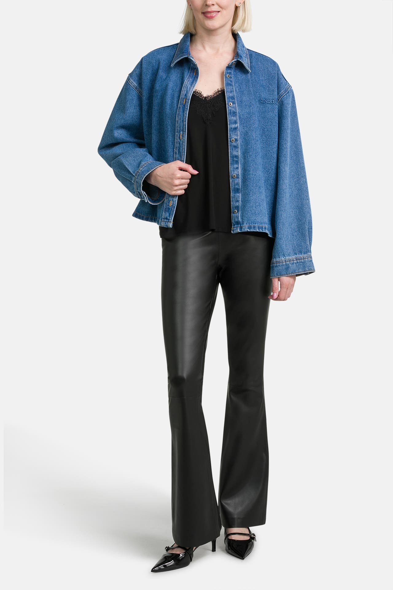2NDDAY Jeansjacke 'Tommi' azurblau, Bild 1