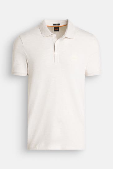 BOSS ORANGE Polo-Shirt 'Passenger' creme