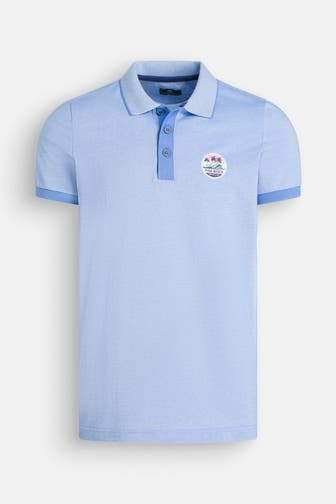 NEW ZEALAND AUCKLAND Polo-Shirt 'Kingston' hellblau meliert